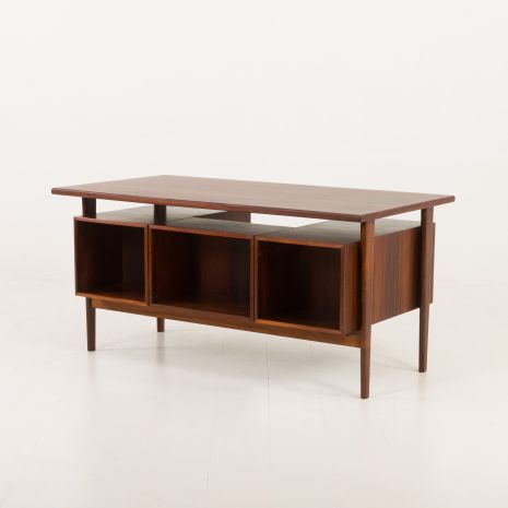 24326 Kai Kristiansen Executive wood Desk Model 59 for Feldballes Möbelfabrik, Denmark, 1960s-7 24326 Kai Kristiansen Executive wood Desk Model 59 for Feldballes Möbelfabrik, Denmark, 1960s-7