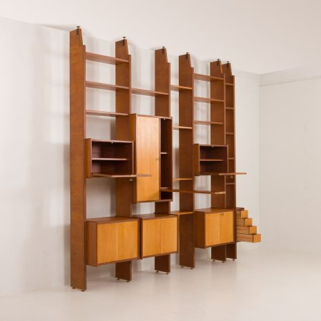 24244 Italian 5 bay free standing wall unit-5 24244 Italian 5 bay free standing wall unit-5