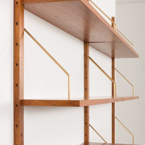 24293 Preben Sorensen two bay teak wall unit-14 24293 Preben Sorensen two bay teak wall unit-14