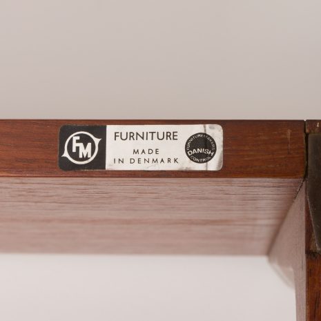 24297 Kai Kristiansen three bay teak wall unit for FM Mobler, Denmark 1960s-25 24297 Kai Kristiansen three bay teak wall unit for FM Mobler, Denmark 1960s-25