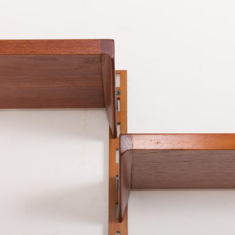 24297 Kai Kristiansen three bay teak wall unit for FM Mobler, Denmark 1960s-27 24297 Kai Kristiansen three bay teak wall unit for FM Mobler, Denmark 1960s-27
