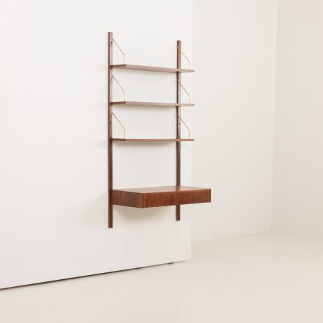 24308 Preben entry one bay rosewood wall unit-3 24308 Preben entry one bay rosewood wall unit-3