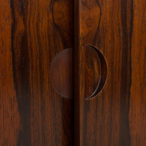 24322 Poul Cadovius roswood wall unit on panels for Cado, Denmark 1960s. -11 24322 Poul Cadovius roswood wall unit on panels for Cado, Denmark 1960s. -11