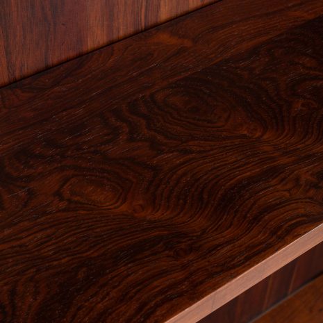 24322 Poul Cadovius roswood wall unit on panels for Cado, Denmark 1960s. -15 24322 Poul Cadovius roswood wall unit on panels for Cado, Denmark 1960s. -15