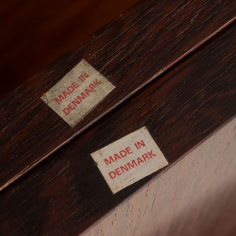 24322 Poul Cadovius roswood wall unit on panels for Cado, Denmark 1960s. -16 24322 Poul Cadovius roswood wall unit on panels for Cado, Denmark 1960s. -16