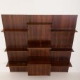 24322 Poul Cadovius roswood wall unit on panels for Cado, Denmark 1960s. -9