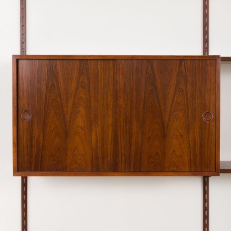 24347 Kai Kristiansen 2 bay rosewood wall unit for FM mobler, 1960s-10 24347 Kai Kristiansen 2 bay rosewood wall unit for FM mobler, 1960s-10