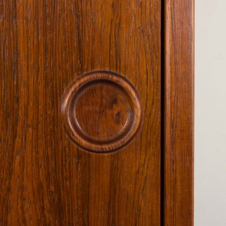 24347 Kai Kristiansen 2 bay rosewood wall unit for FM mobler, 1960s-12 24347 Kai Kristiansen 2 bay rosewood wall unit for FM mobler, 1960s-12