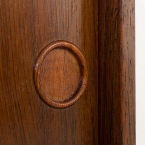 24347 Kai Kristiansen 2 bay rosewood wall unit for FM mobler, 1960s-13 24347 Kai Kristiansen 2 bay rosewood wall unit for FM mobler, 1960s-13