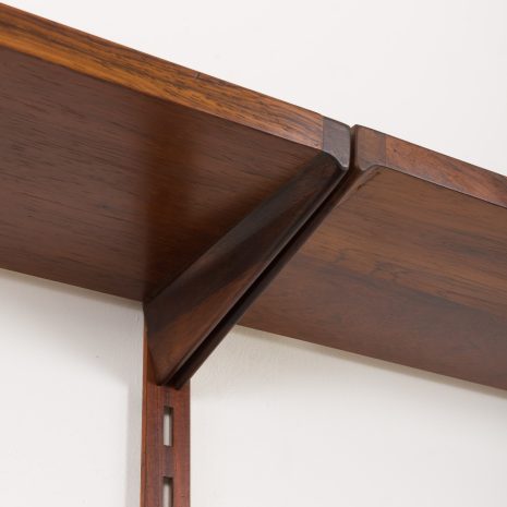 24347 Kai Kristiansen 2 bay rosewood wall unit for FM mobler, 1960s-15 24347 Kai Kristiansen 2 bay rosewood wall unit for FM mobler, 1960s-15