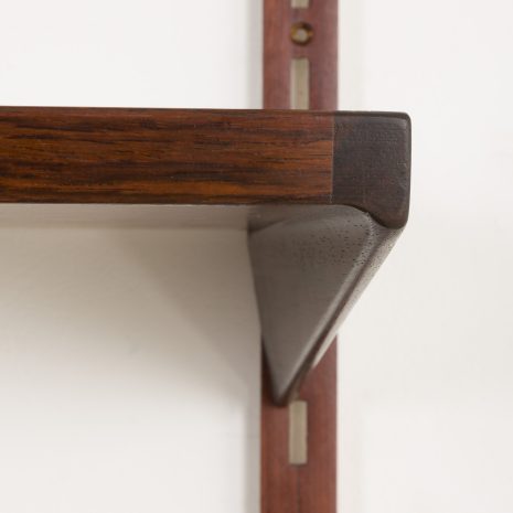 24347 Kai Kristiansen 2 bay rosewood wall unit for FM mobler, 1960s-16 24347 Kai Kristiansen 2 bay rosewood wall unit for FM mobler, 1960s-16