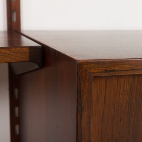 24347 Kai Kristiansen 2 bay rosewood wall unit for FM mobler, 1960s-20 24347 Kai Kristiansen 2 bay rosewood wall unit for FM mobler, 1960s-20