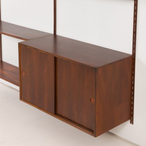 24347 Kai Kristiansen 2 bay rosewood wall unit for FM mobler, 1960s-21 24347 Kai Kristiansen 2 bay rosewood wall unit for FM mobler, 1960s-21