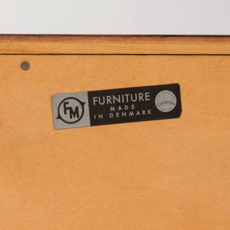 24347 Kai Kristiansen 2 bay rosewood wall unit for FM mobler, 1960s-22 24347 Kai Kristiansen 2 bay rosewood wall unit for FM mobler, 1960s-22