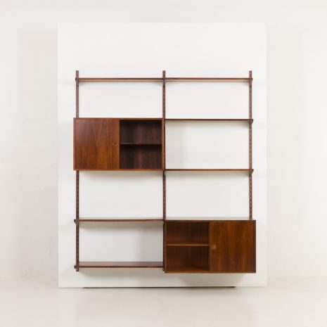 24347 Kai Kristiansen 2 bay rosewood wall unit for FM mobler, 1960s-7 24347 Kai Kristiansen 2 bay rosewood wall unit for FM mobler, 1960s-7