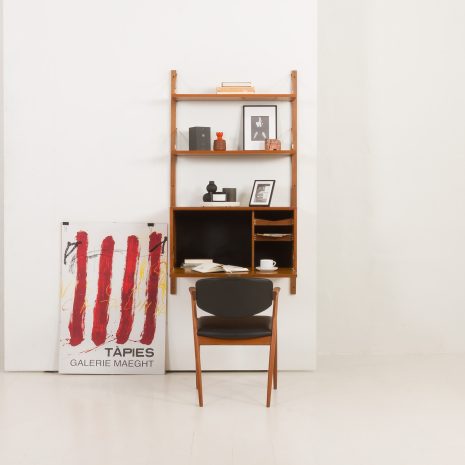 24359 Poul Cadovius Wandregal aus Teakholz mit einem Fach – 1 24359 Poul Cadovius Wandregal aus Teakholz mit einem Fach – 1