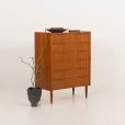 Danish minimalist teak chest drawers