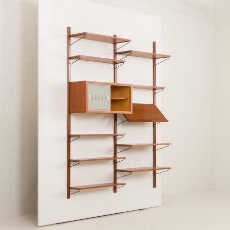 24363 Dwubolec upcycled two bay teak wall unit-5 24363 Dwubolec upcycled two bay teak wall unit-5