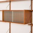 24290 Danish mid century teak wall unit in the style of P.Cadovius, P.Sorensen, Denmark 1960s-12