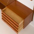 24290 Danish mid century teak wall unit in the style of P.Cadovius, P.Sorensen, Denmark 1960s-16