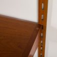 24295 Kai Kristiansen four bay teak wall unit with a dresser, FM Mobler, Denmark 1960s-17