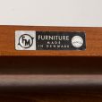 24295 Kai Kristiansen four bay teak wall unit with a dresser, FM Mobler, Denmark 1960s-23