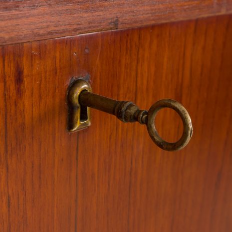 24340 Italian threebay teak wall unit-14 24340 Italian threebay teak wall unit-14