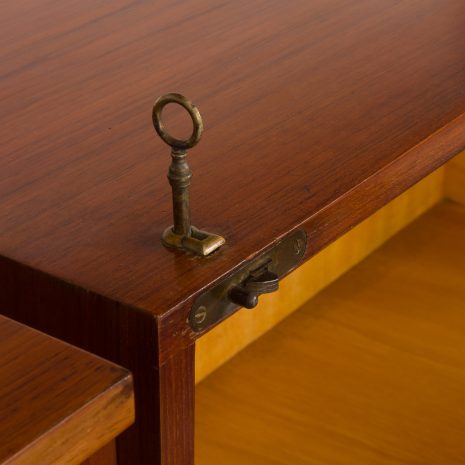 24340 Italian threebay teak wall unit-15 24340 Italian threebay teak wall unit-15