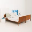 Pair of mid century Omann Jun teak beds, Denmark, 1960s