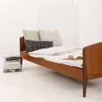 24358 Danish mid century modern teak bed by Sidelmann Jakobsen, 1960s-2