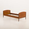 24358 Danish mid century modern teak bed by Sidelmann Jakobsen, 1960s-8