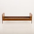 24358 Danish mid century modern teak bed by Sidelmann Jakobsen, 1960s-9