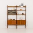 24371 Scandinavian mid century Ergo wall unit by John Texmon, Norway 1960s-1