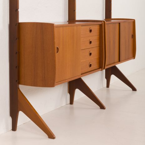 24371 Scandinavian mid century Ergo wall unit by John Texmon, Norway 1960s-10 24371 Scandinavian mid century Ergo wall unit by John Texmon, Norway 1960s-10