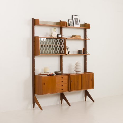 24371 Scandinavian mid century Ergo wall unit by John Texmon, Norway 1960s-2 24371 Scandinavian mid century Ergo wall unit by John Texmon, Norway 1960s-2