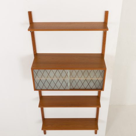 24385 Upcycled one bay teak wall unit-14 24385 Upcycled one bay teak wall unit-14