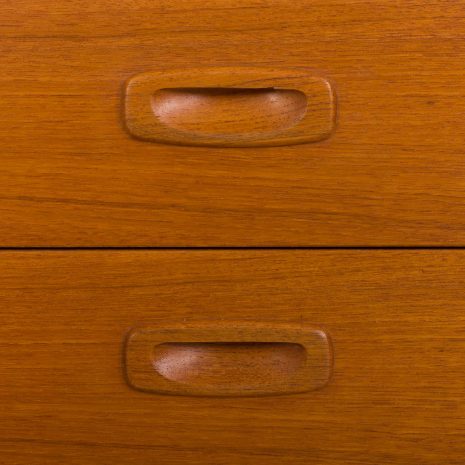 24408 Preben Sorensen three bay teak wall unit, PS systems Randers, Denmark 1960s-12 24408 Preben Sorensen three bay teak wall unit, PS systems Randers, Denmark 1960s-12