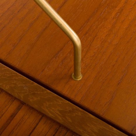 24408 Preben Sorensen three bay teak wall unit, PS systems Randers, Denmark 1960s-14 24408 Preben Sorensen three bay teak wall unit, PS systems Randers, Denmark 1960s-14