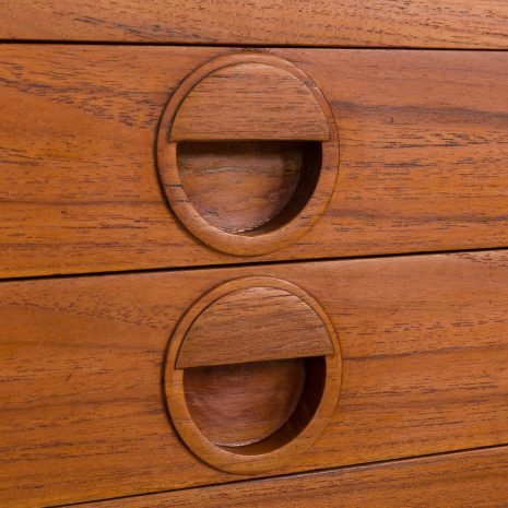 24411 Hansen & Guldborg three bay teak wall unit-11 24411 Hansen & Guldborg three bay teak wall unit-11