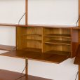 24411 Hansen & Guldborg three bay teak wall unit-20