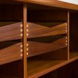 24413 Poul Cadovius home office teak shelving unit with hidden desk for Cado, 1960s-11