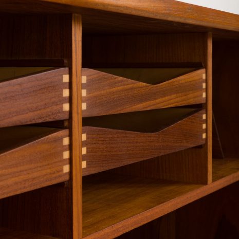 24413 Poul Cadovius home office teak shelving unit with hidden desk for Cado, 1960s-11 24413 Poul Cadovius home office teak shelving unit with hidden desk for Cado, 1960s-11
