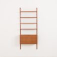 24413 Poul Cadovius home office teak shelving unit with hidden desk for Cado, 1960s-6