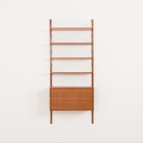 24413 Poul Cadovius home office teak shelving unit with hidden desk for Cado, 1960s-6 24413 Poul Cadovius home office teak shelving unit with hidden desk for Cado, 1960s-6
