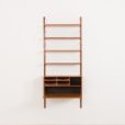 24413 Poul Cadovius home office teak shelving unit with hidden desk for Cado, 1960s-7