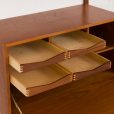 24413 Poul Cadovius home office teak shelving unit with hidden desk for Cado, 1960s-9