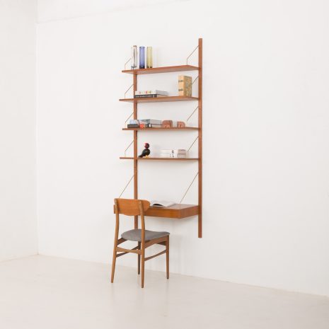 24421 upcycled one bay teak wall unit -2 24421 upcycled one bay teak wall unit -2