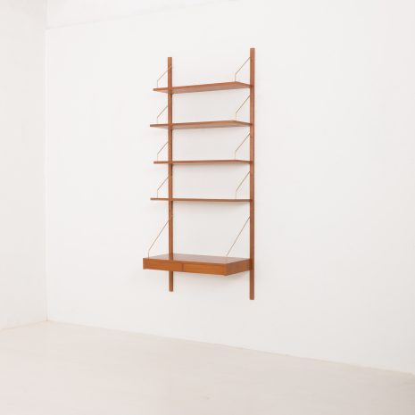 24421 upcycled one bay teak wall unit -4 24421 upcycled one bay teak wall unit -4