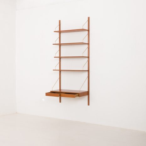 24421 upcycled one bay teak wall unit -5 24421 upcycled one bay teak wall unit -5