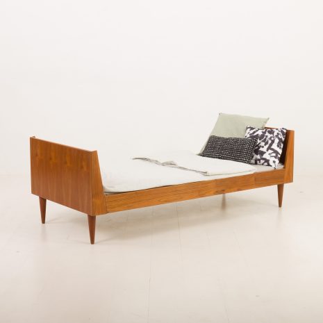 23508.1 teak single bed-1 Danish mid century single bed in teak, 1960s